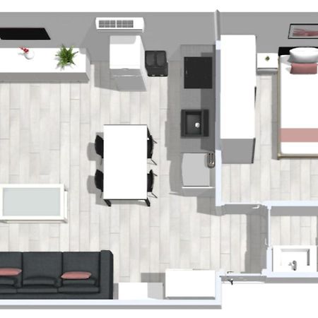 Roses Apartments 2 - Vista Mar Lateral 1Habitacion Eksteriør billede